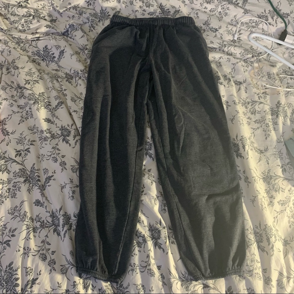Greay baggy sweatpants